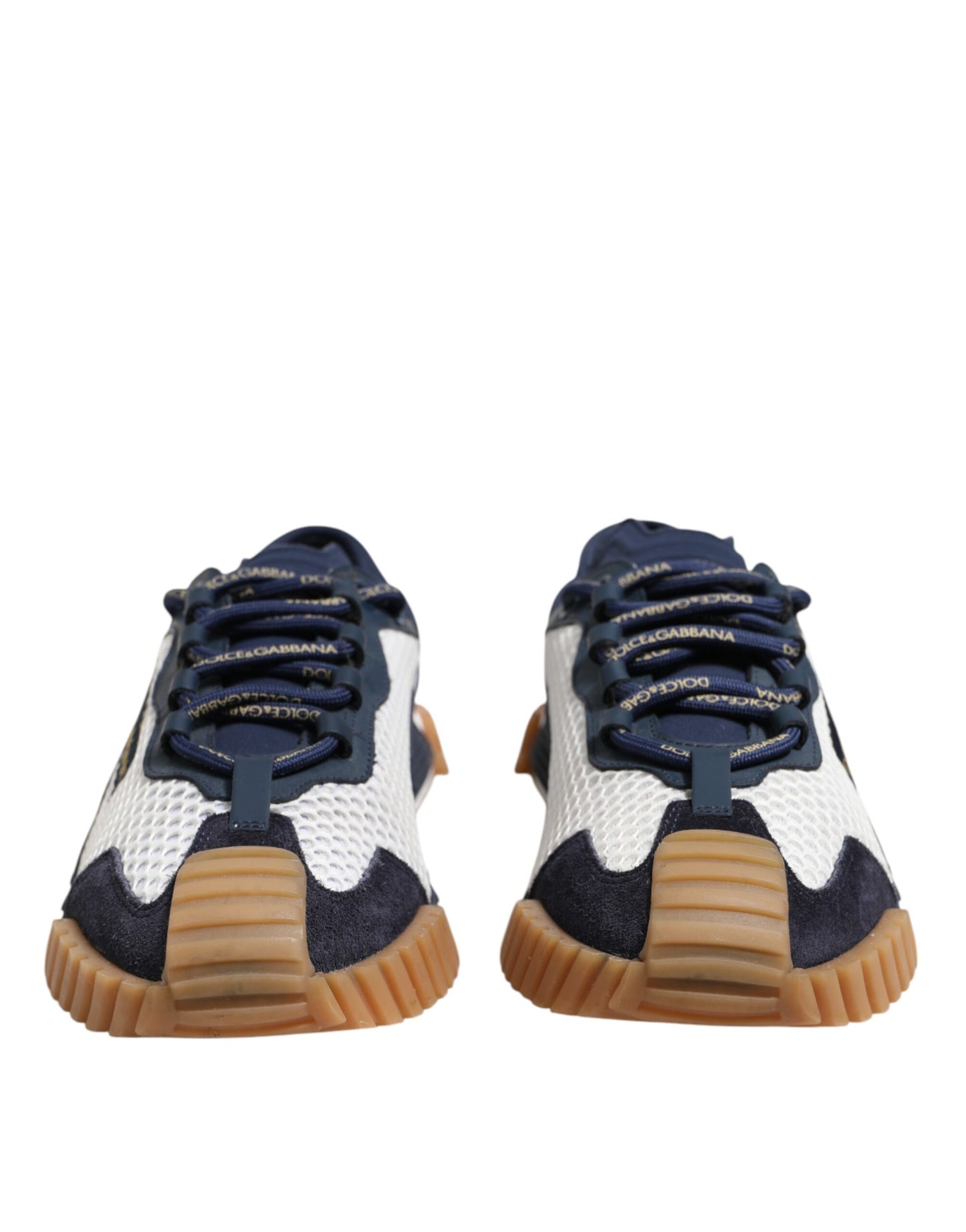 White Blue Lace Up Low Top NS1 Sneakers Shoes