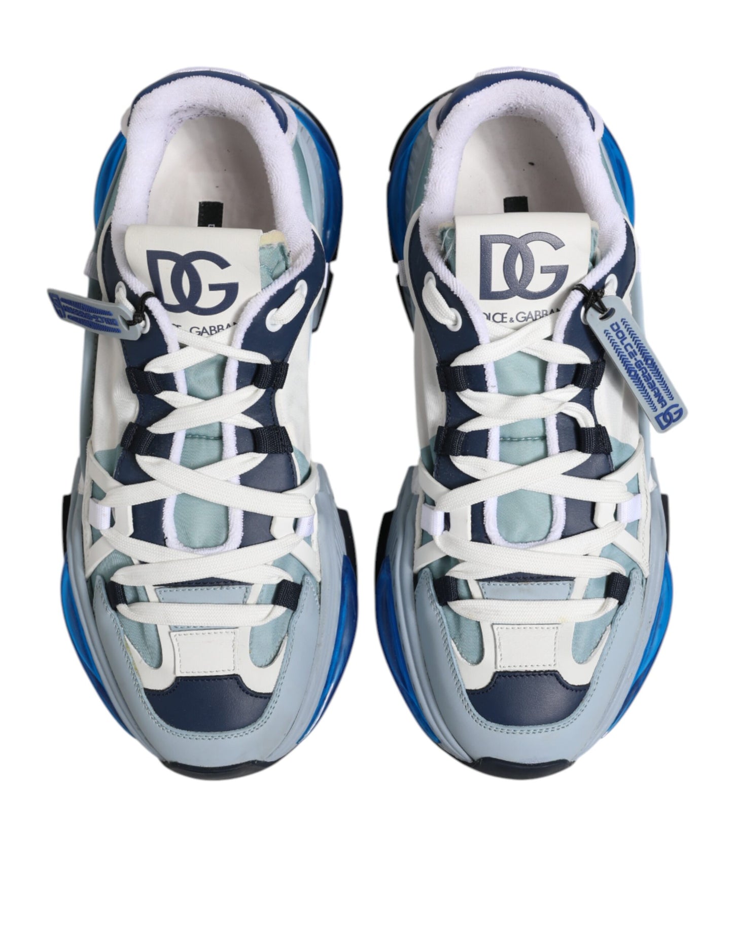 White Blue Logo Airmaster Men Sneakers Shoes
