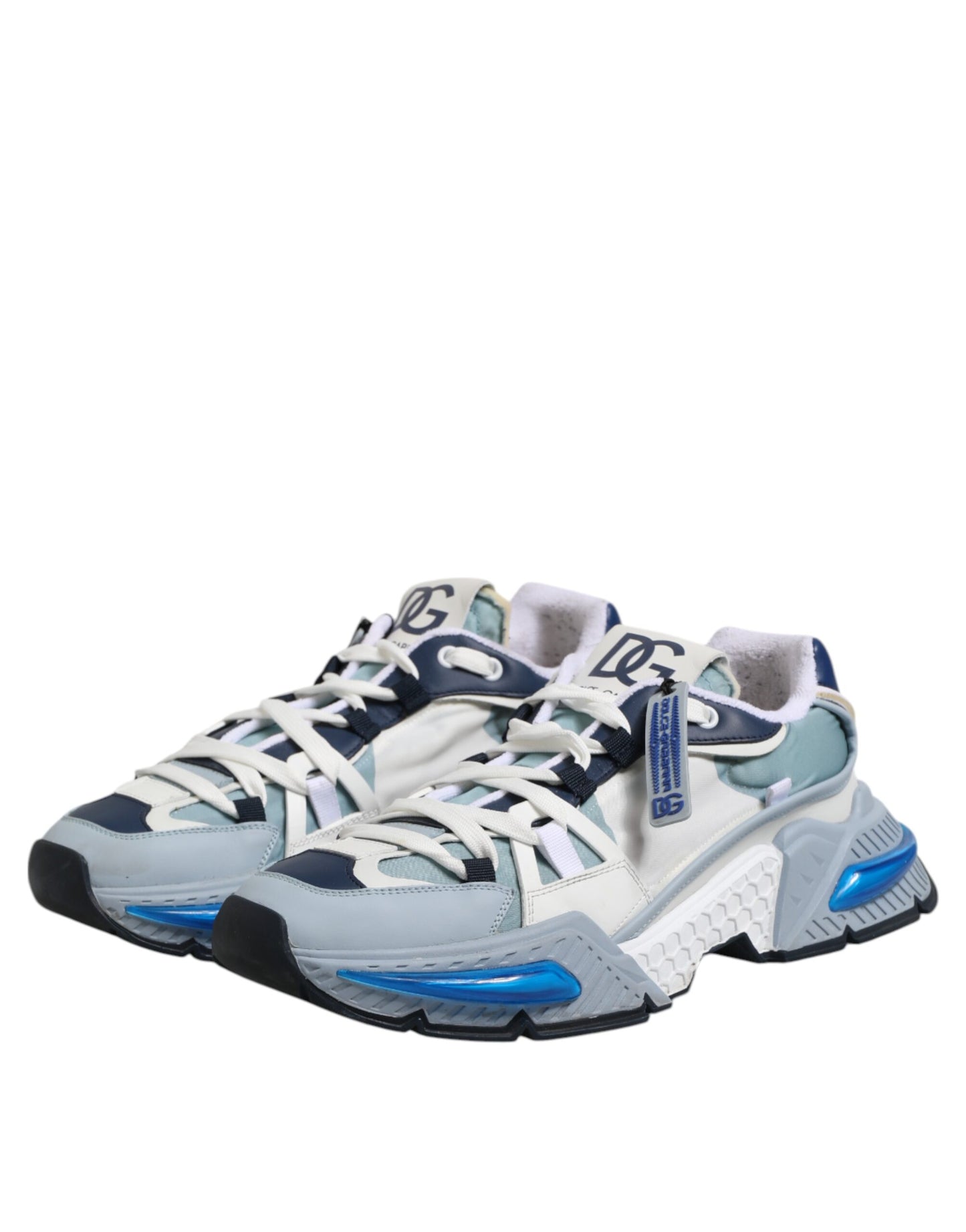 White Blue Logo Airmaster Men Sneakers Shoes