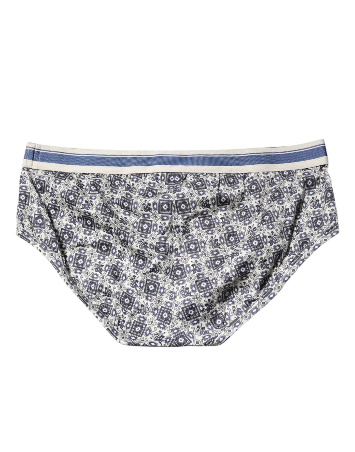 Multicolor Patterned Regular Brief Underwear