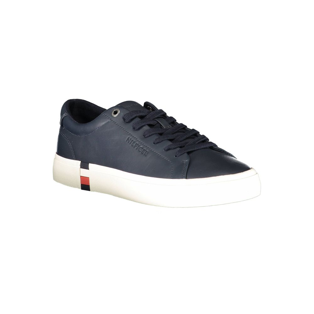 Blue Polyester Sneaker