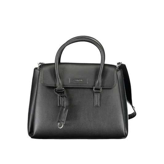 Black Polyester Handbag