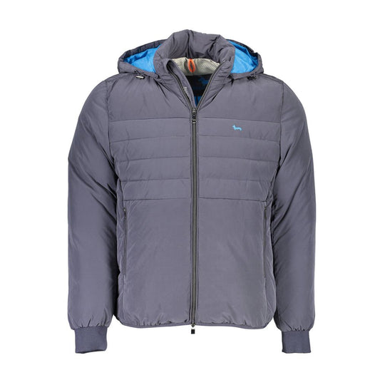 Blue Polyester Jacket