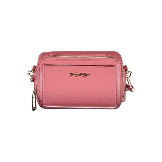 Pink Polyethylene Handbag