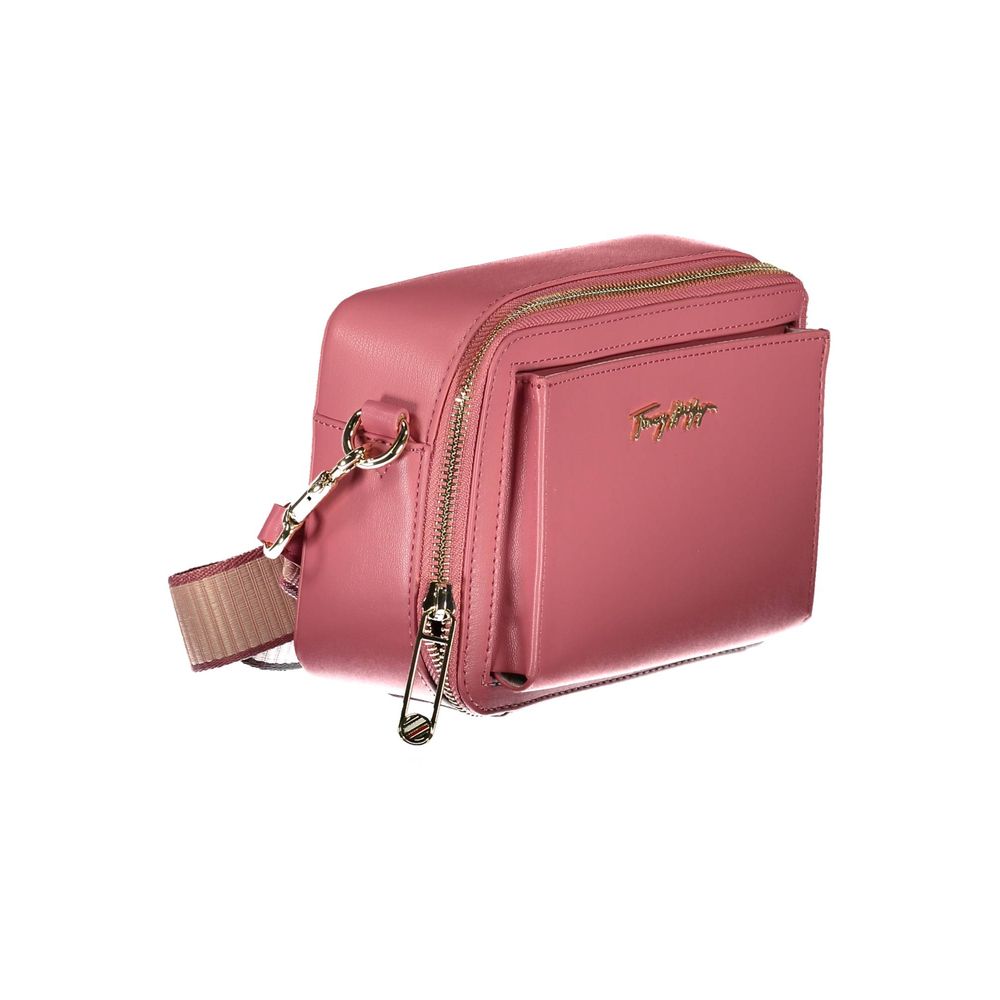 Pink Polyethylene Handbag