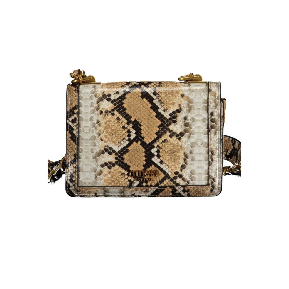 Beige Polyethylene Handbag