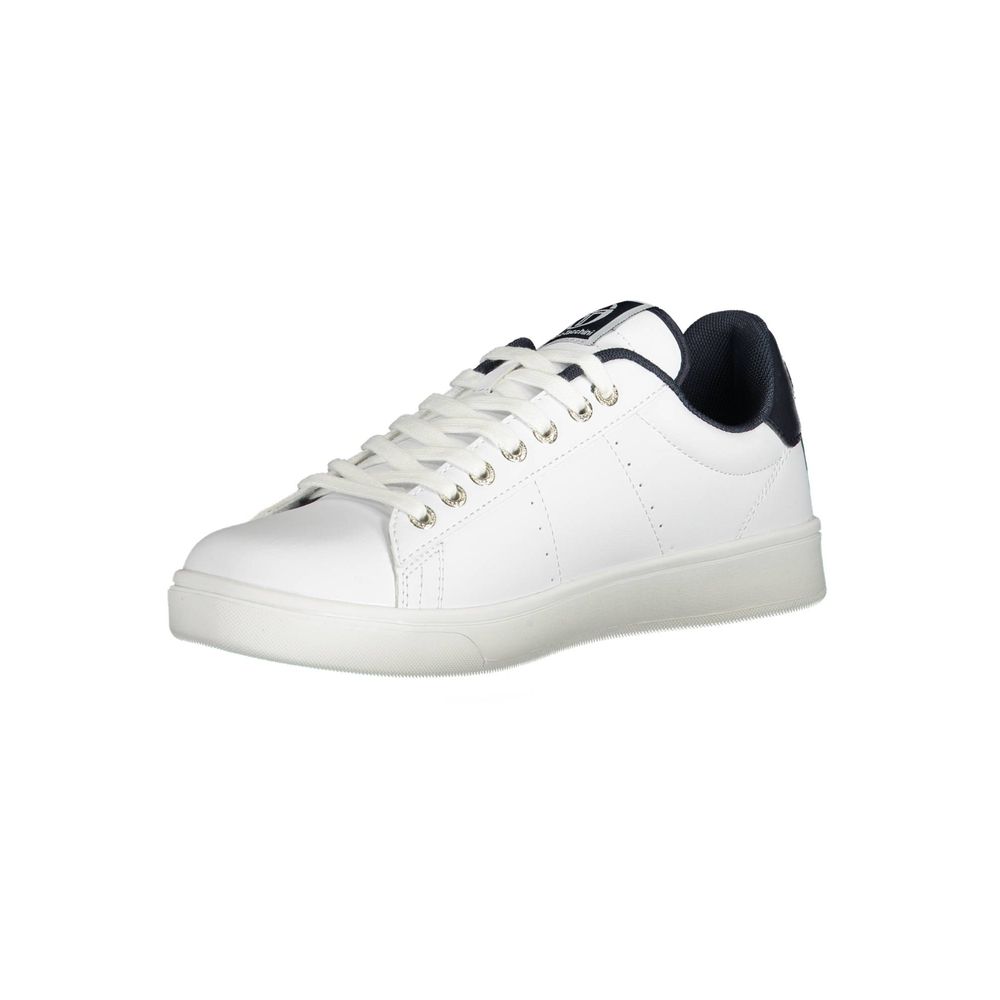 White Polyester Sneaker