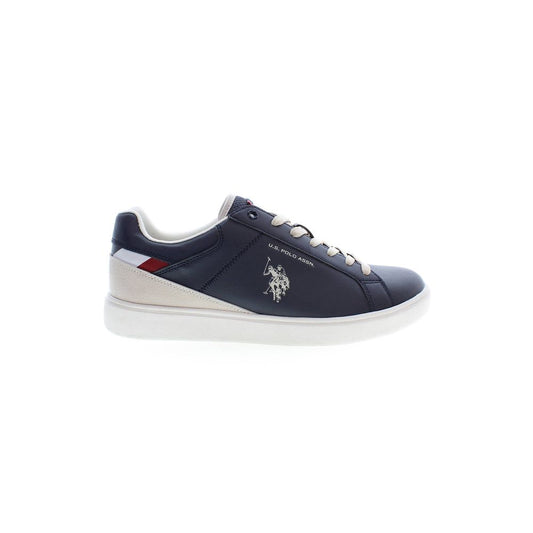 Blue Polyester Sneaker