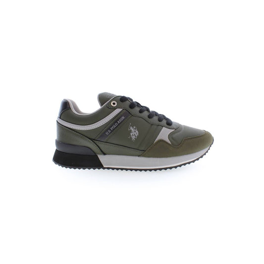 Green Polyester Sneaker