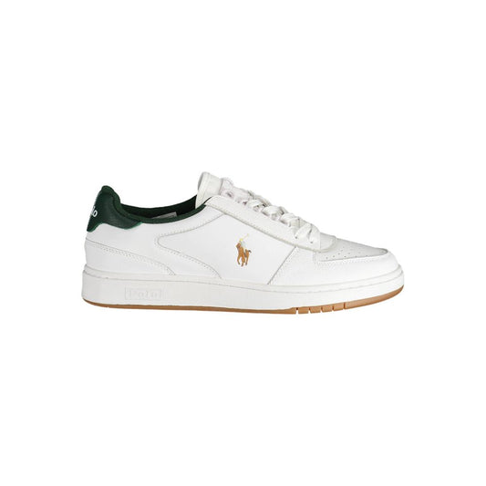 White Polyester Sneaker