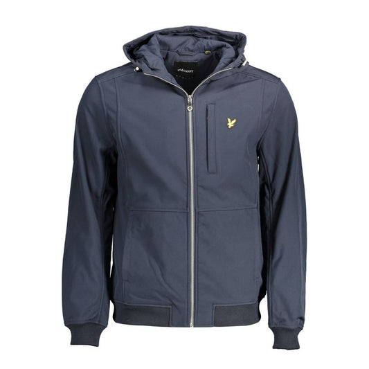 Blue Polyester Jacket