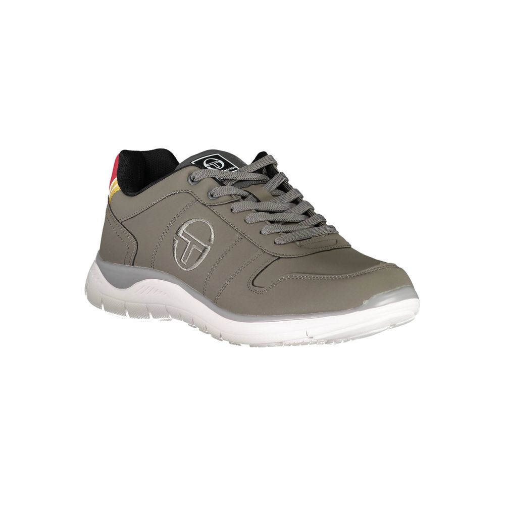 Gray Polyester Sneaker