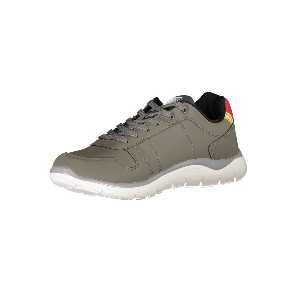 Gray Polyester Sneaker
