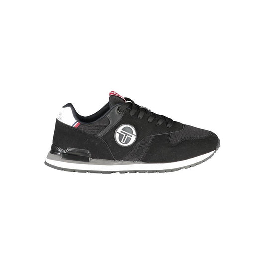 Black Polyester Sneaker
