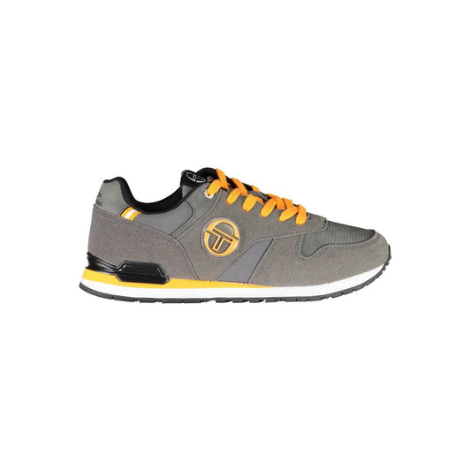 Gray Polyester Sneaker