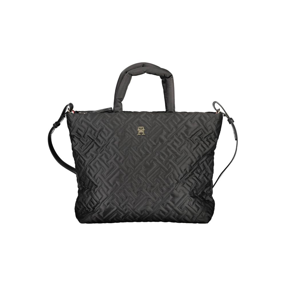 Black Polyester Handbag