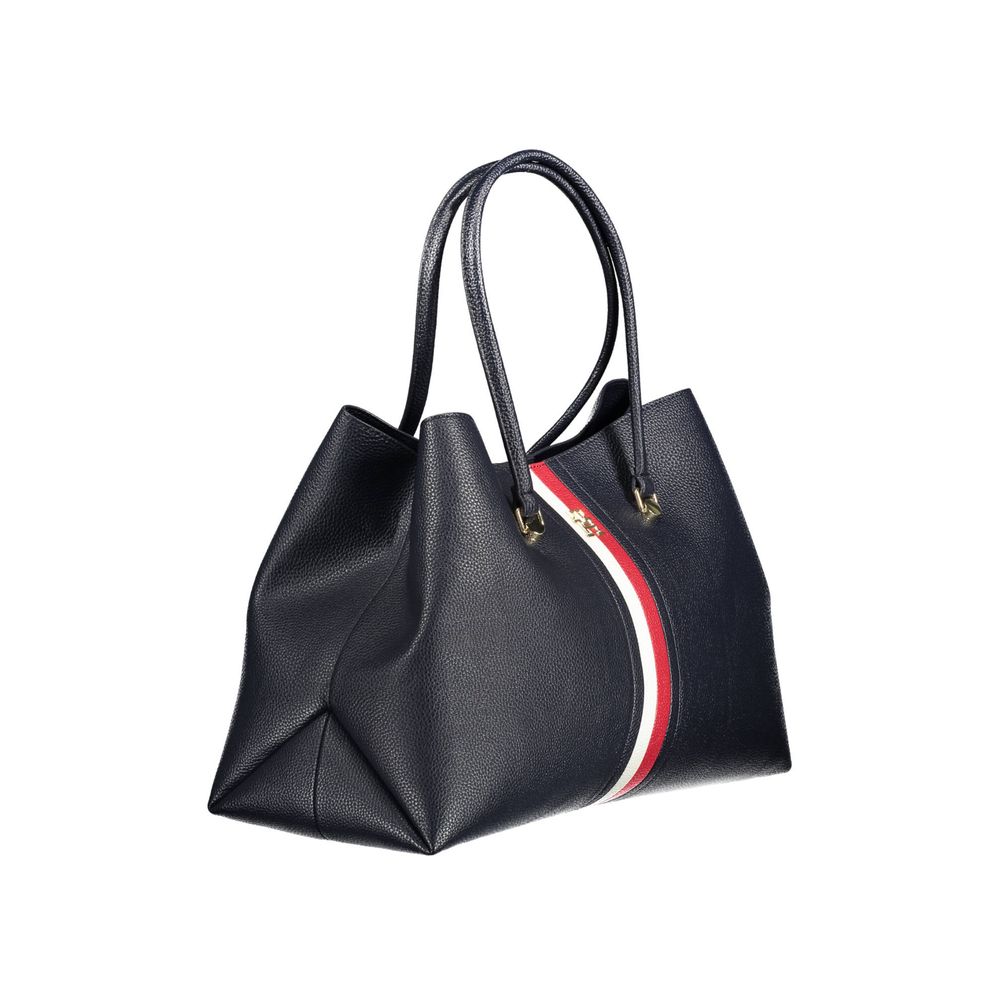 Blue Polyethylene Handbag