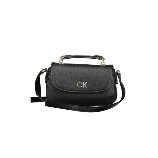 Black Polyester Handbag