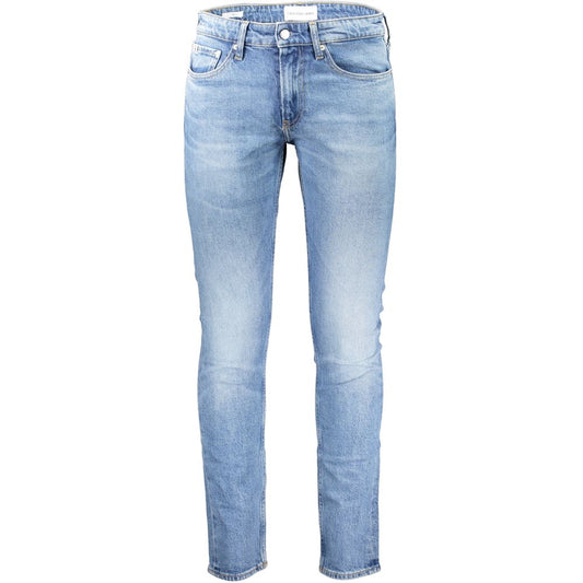 Blue Cotton Jeans & Pant