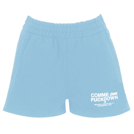 Blue Cotton Short