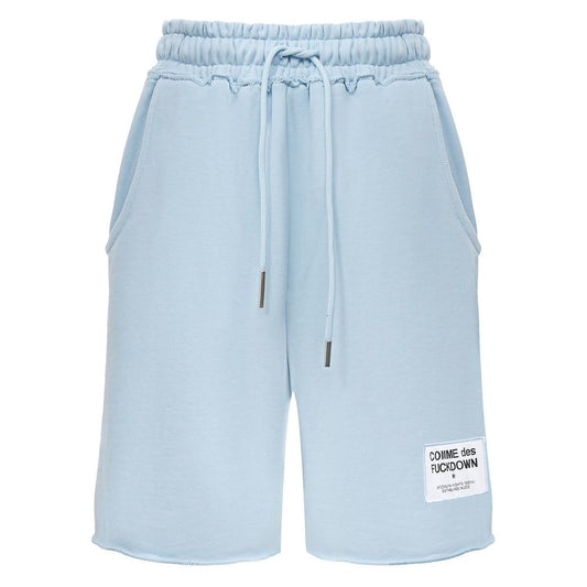 Blue Cotton Short