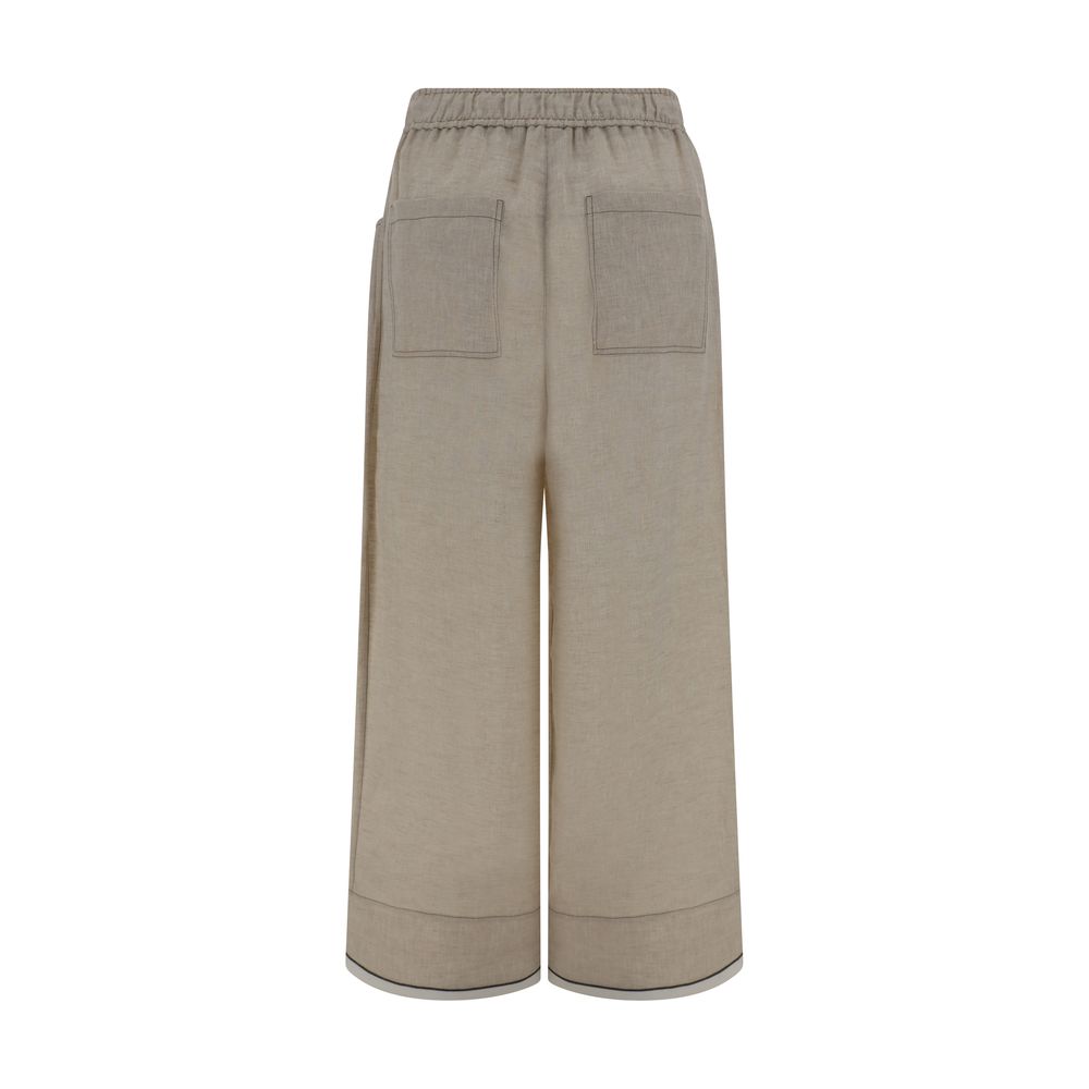 Pants with embellishments