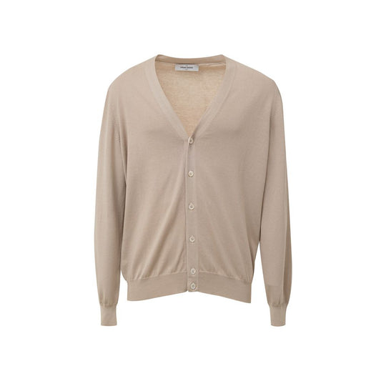 Beige Cotton Cardigan