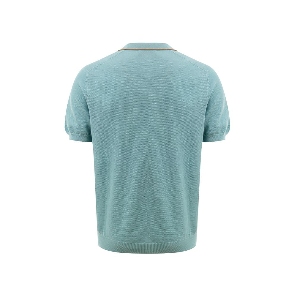 Green Cotton Polo Shirt