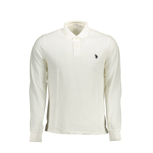 White Cotton Polo Shirt