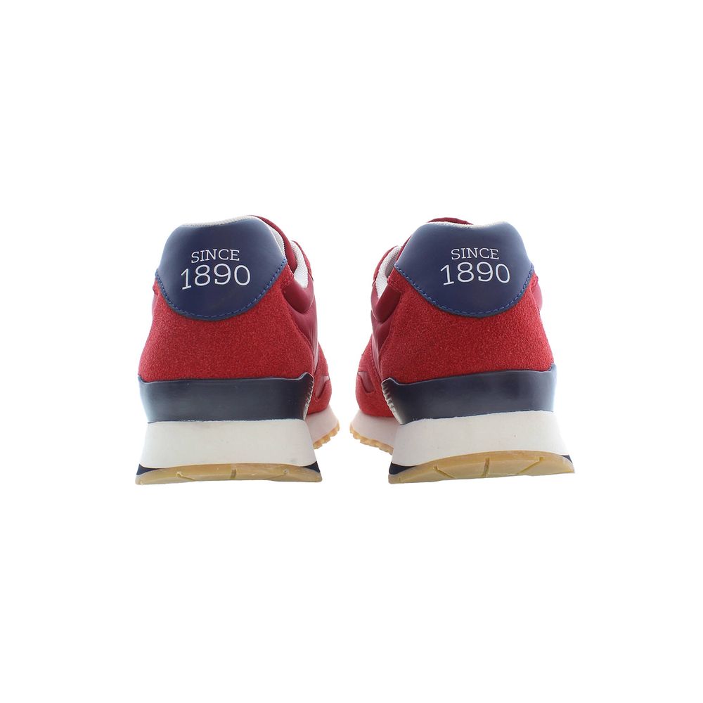 Red Polyester Sneaker