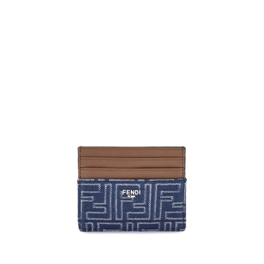 Blue Fabric Wallet