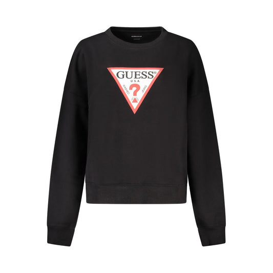 Black Cotton Women Sweater