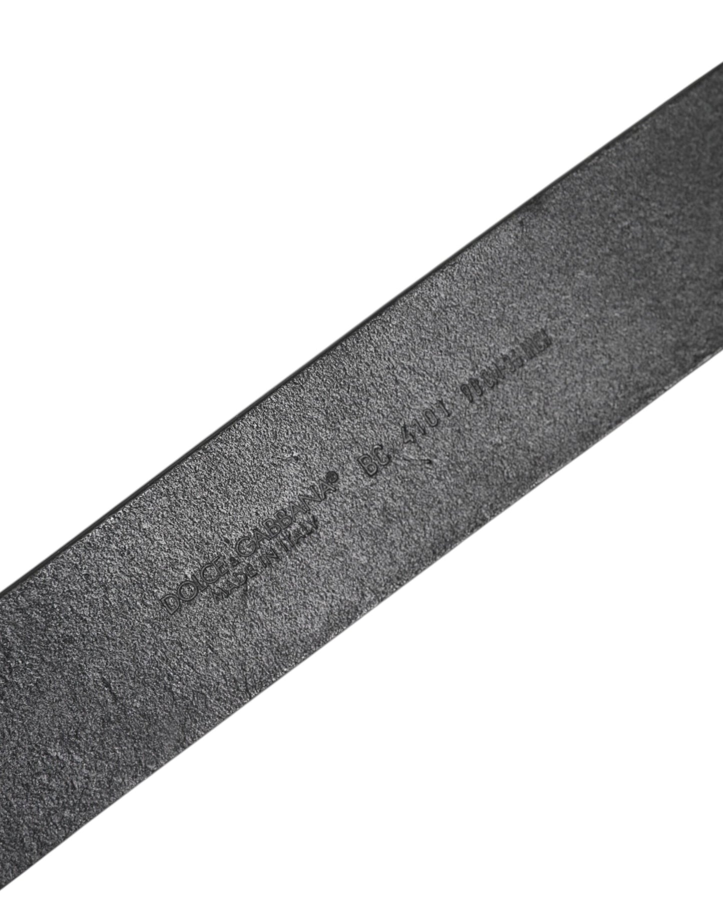 Black Classic Leather Bee Metal Buckle Belt