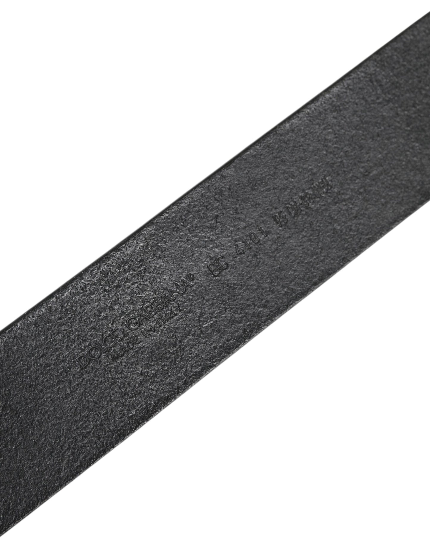 Black Classic Leather Bee Metal Buckle Belt