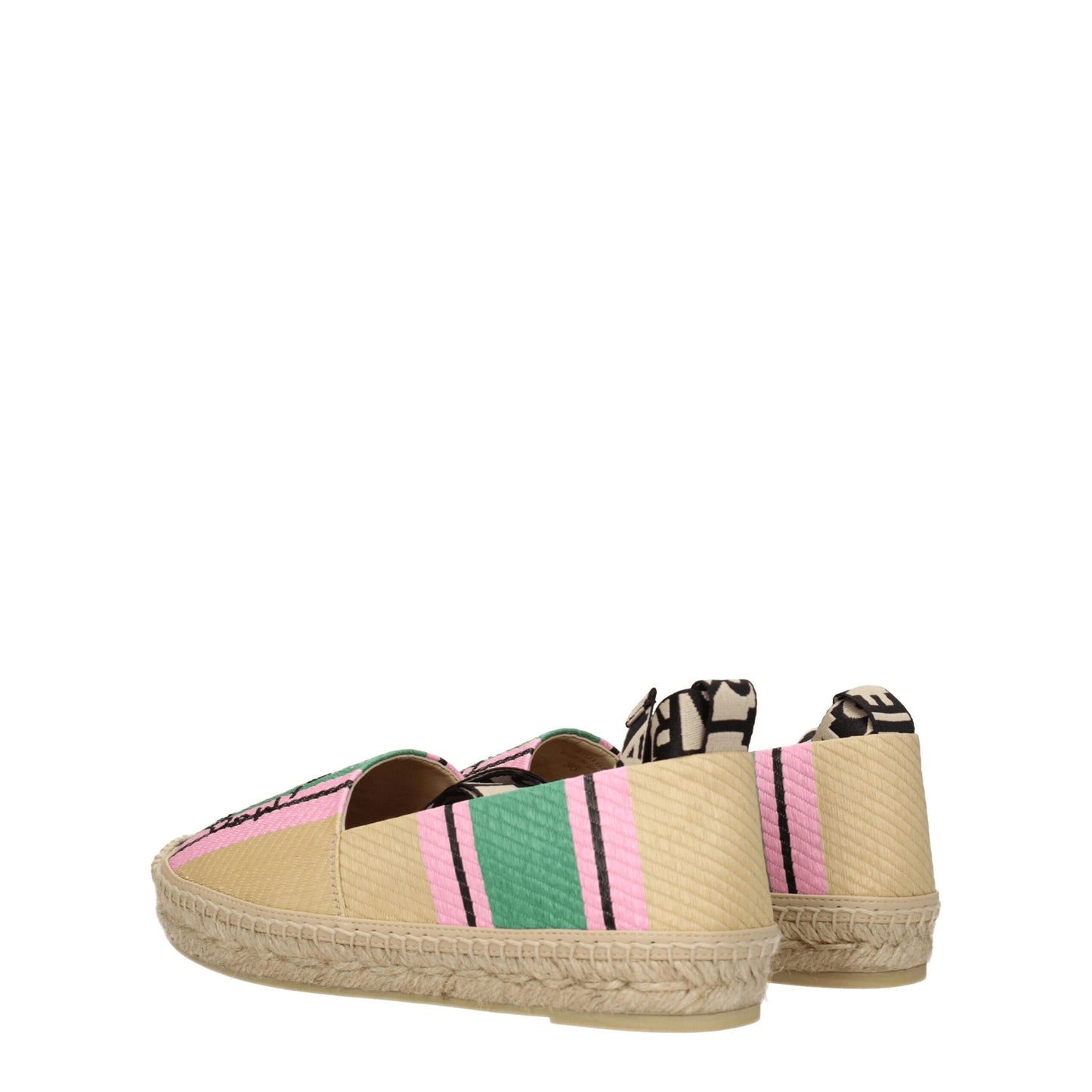 Multicolor Fabric Espadrilles
