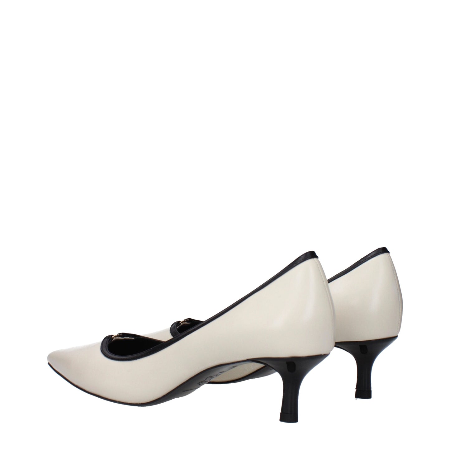 Beige Leather Broch