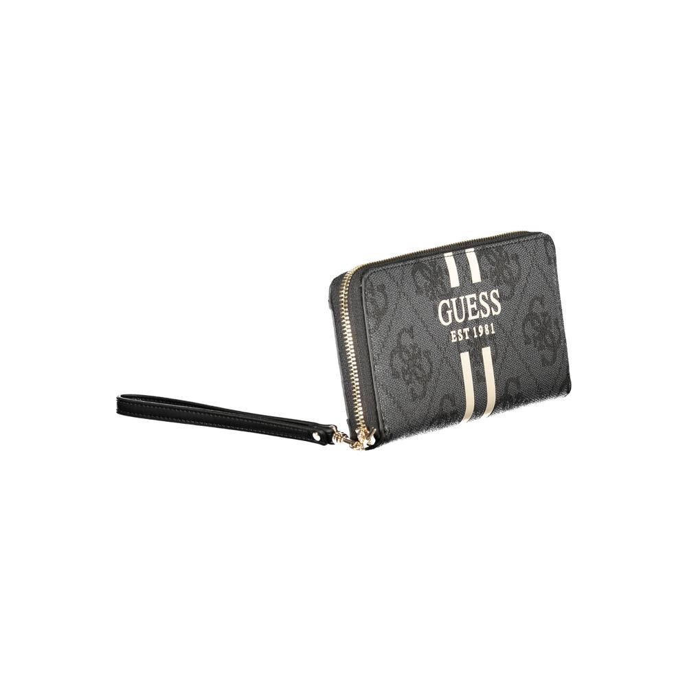 Black Polyethylene Women Wallet