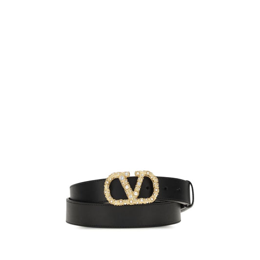 VLogo leather Belt