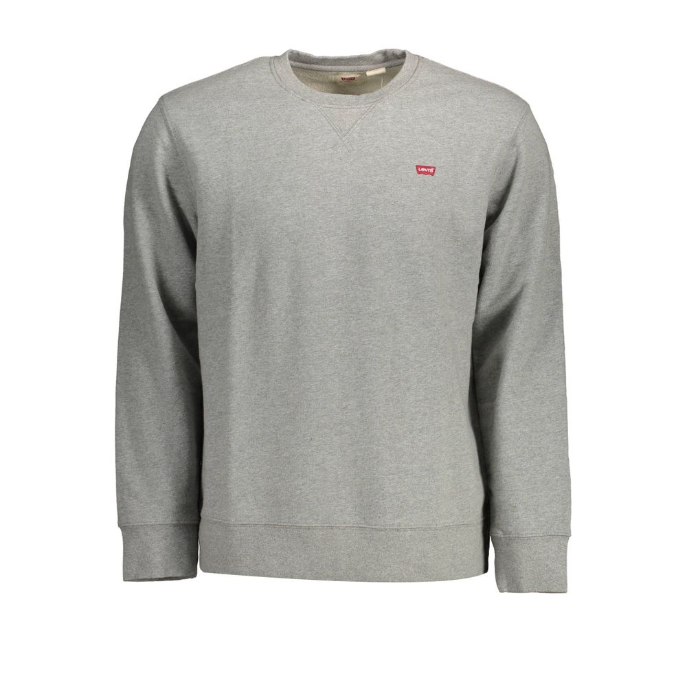 "Gray Cotton Men's Sweatshirt"