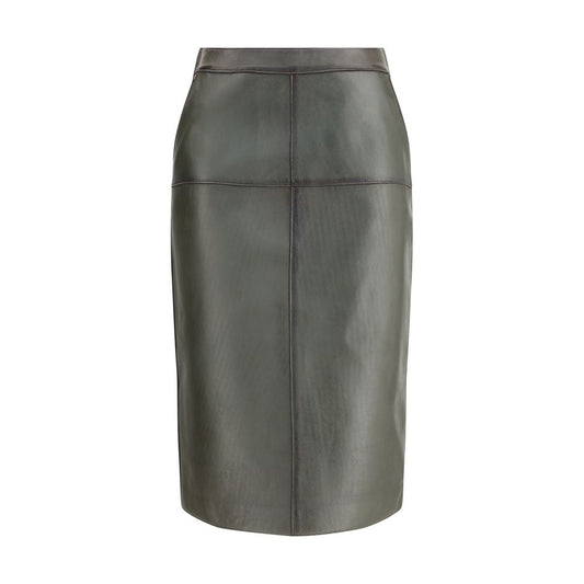 Leather pencil Skirt