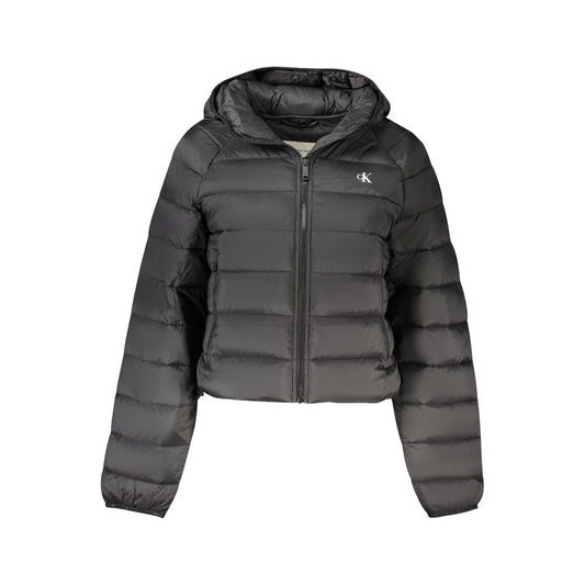 Black Nylon Women Jacket