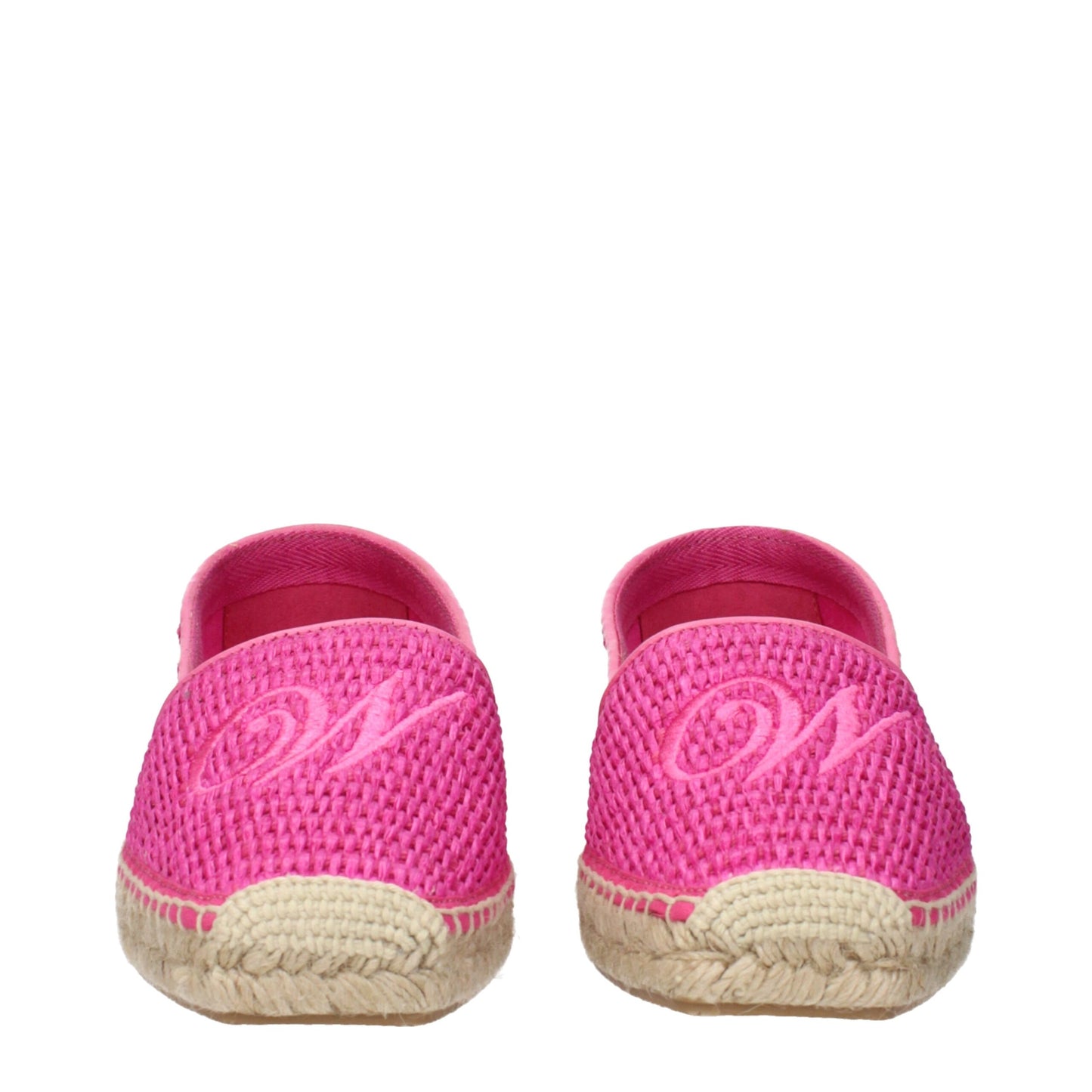 Pink Fabric Espadrilles