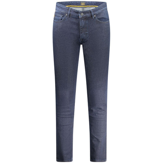 Blue Cotton Men Jeans