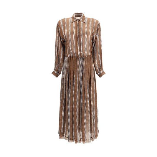 Wimbledon georgette midi Dress