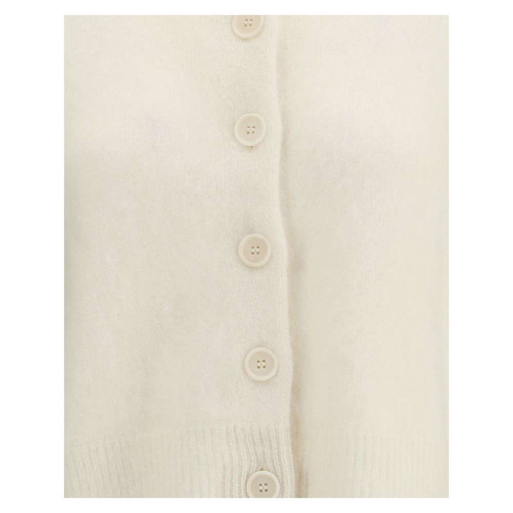 White Cashmere Cardigan