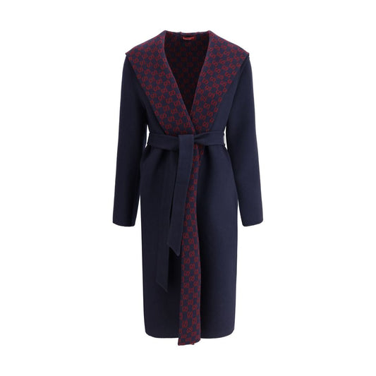 Blue Wool Coat