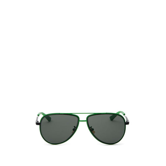 Green Metal Sunglasses