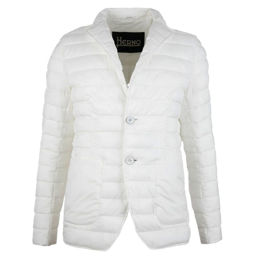 White Polyamide Men Jacket