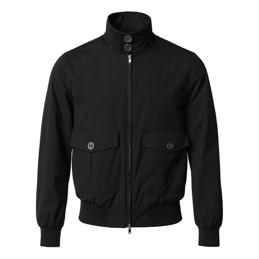 Black Wool Men Jacket