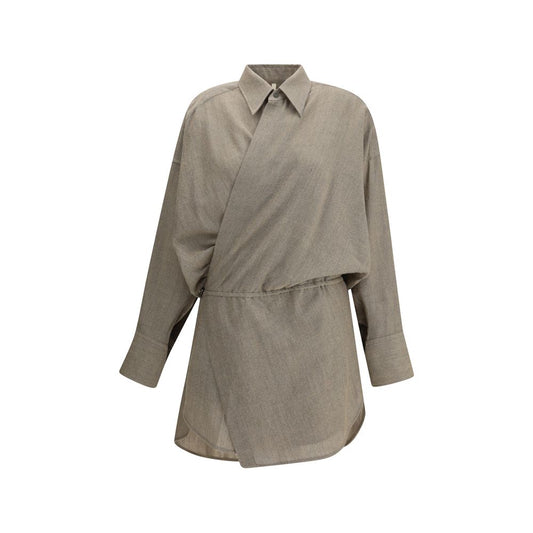 Wool chemisier Dress